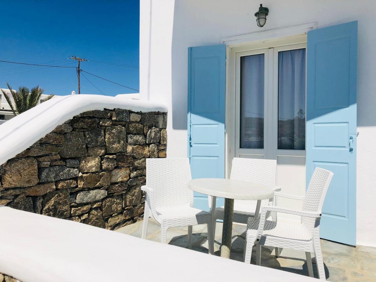 Eleftheria Hotel & Apartments Ornos  Bagian luar foto